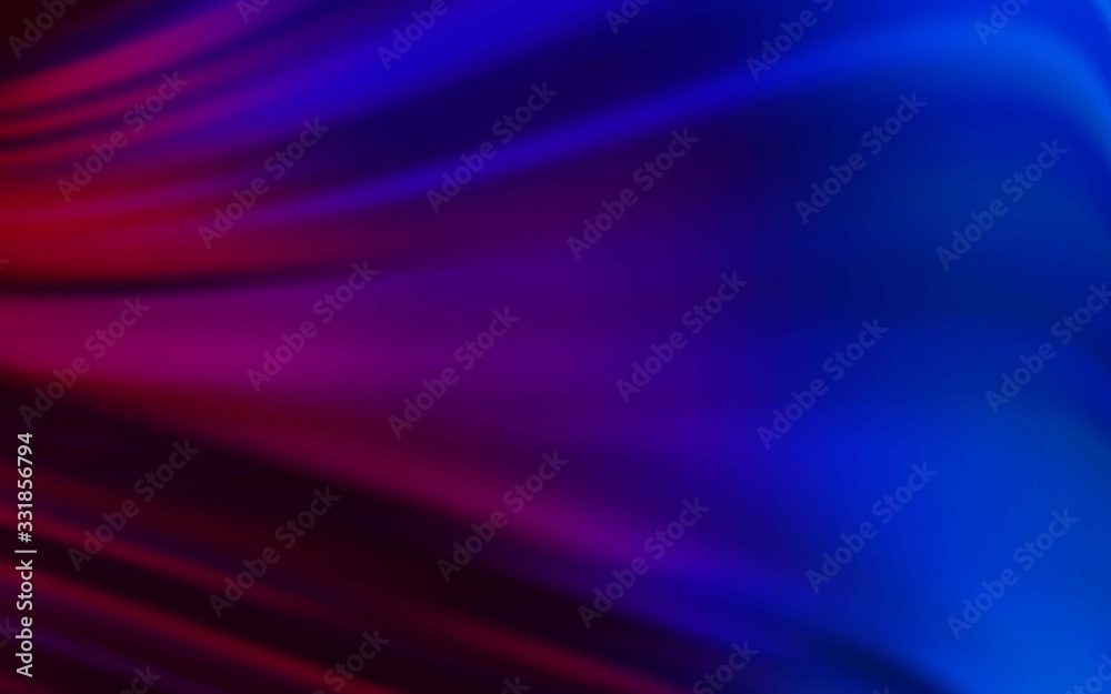 Dark Blue, Red vector blurred shine abstract background. Creative illustration in halftone style with gradient. Background for a cell phone.