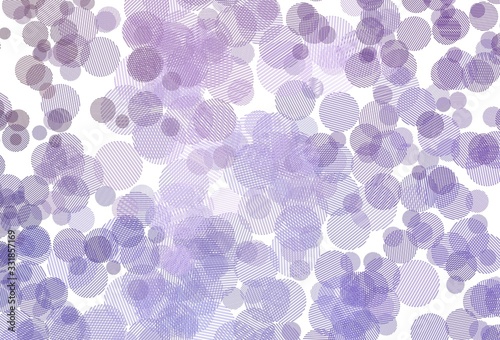 Light Purple vector template with circles. © smaria2015