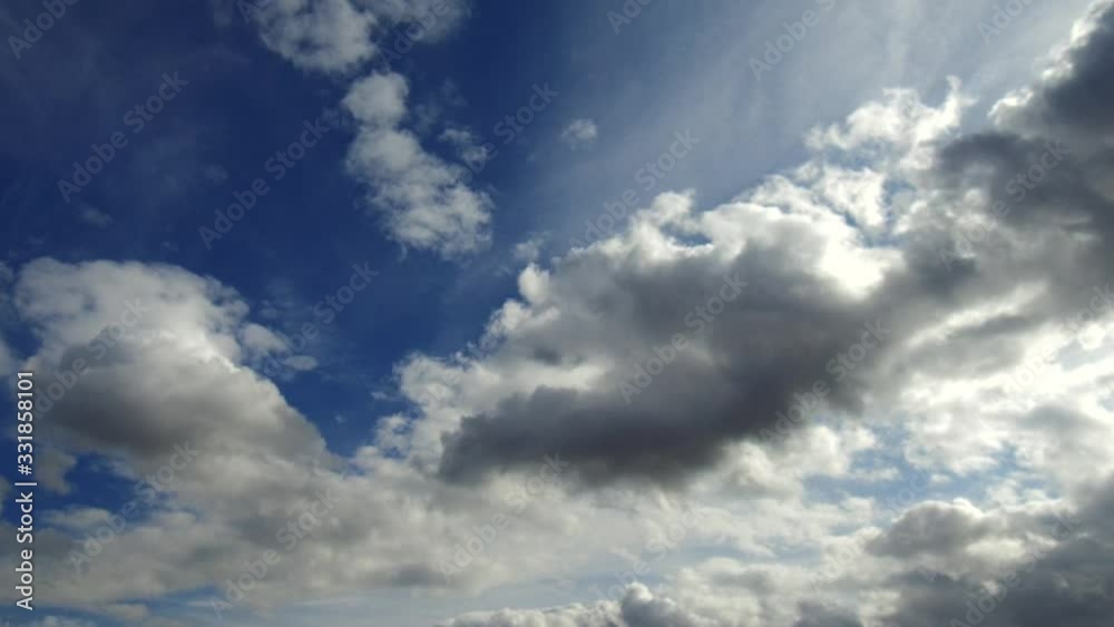 clouds in motion. blue sky.timelapse clouds in motion. blue sky.timelapse