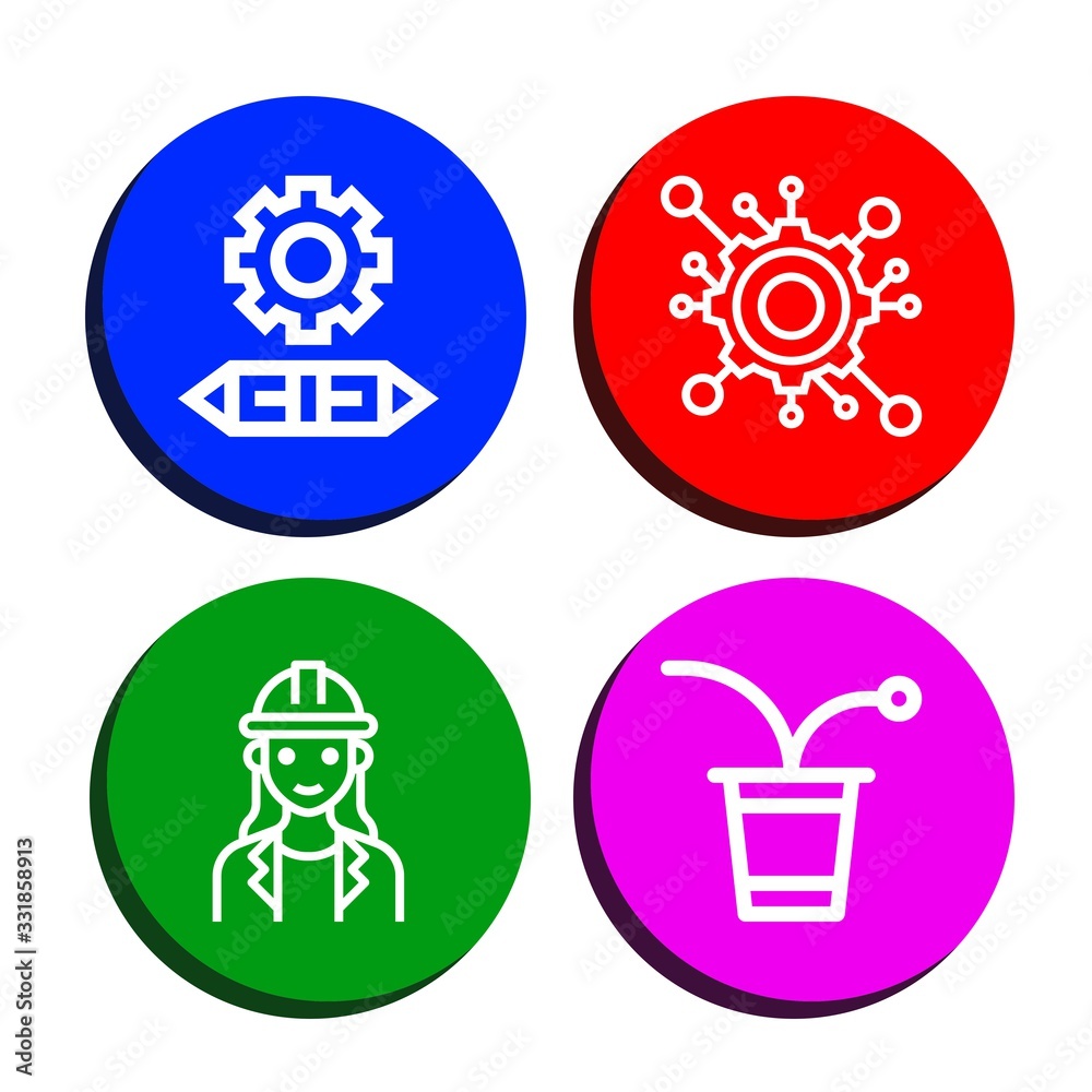 draft icon set