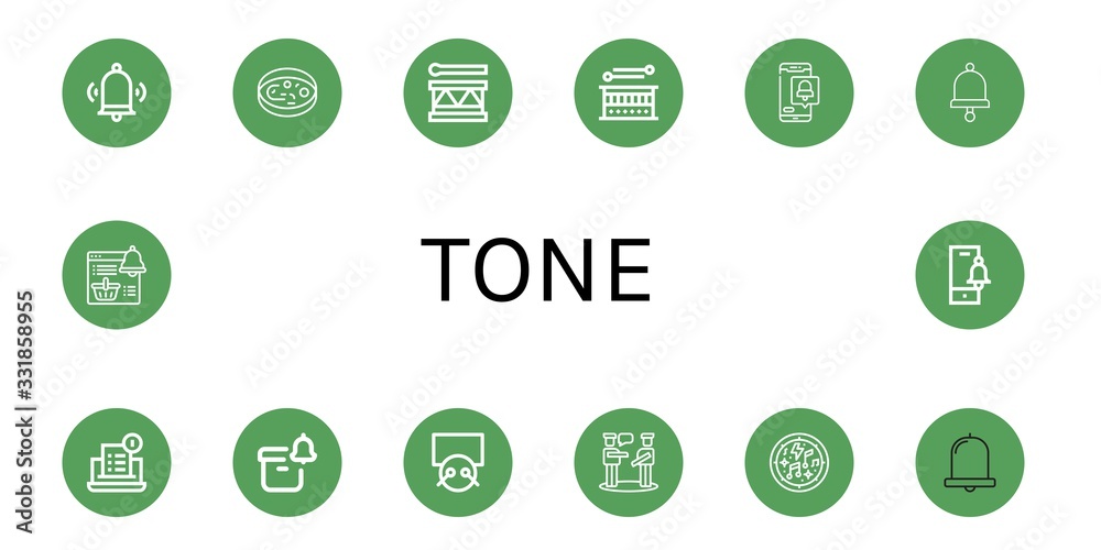 tone icon set