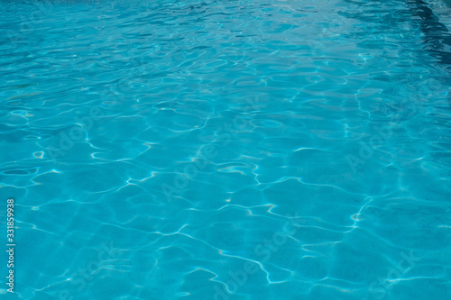 blue water background, blue water in swimming pool
