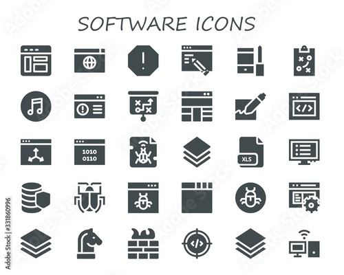 software icon set