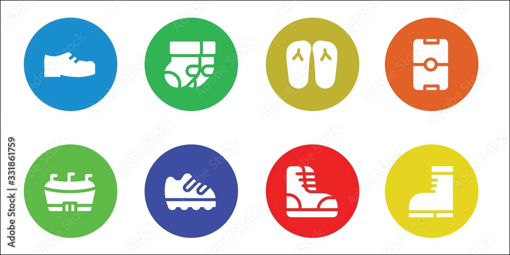 Modern Simple Set of foot Vector filled Icons Modern Simple Set of foot Vector filled Icons