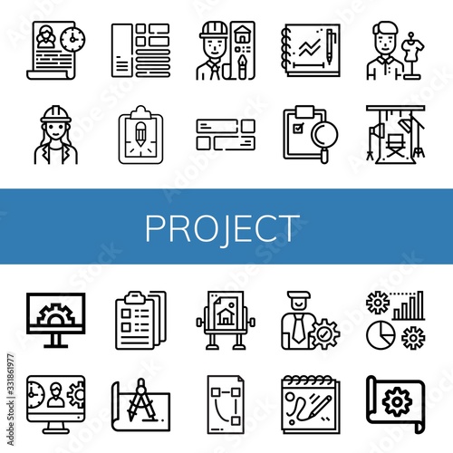 project icon set