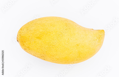Yellow  mango  isolated white background