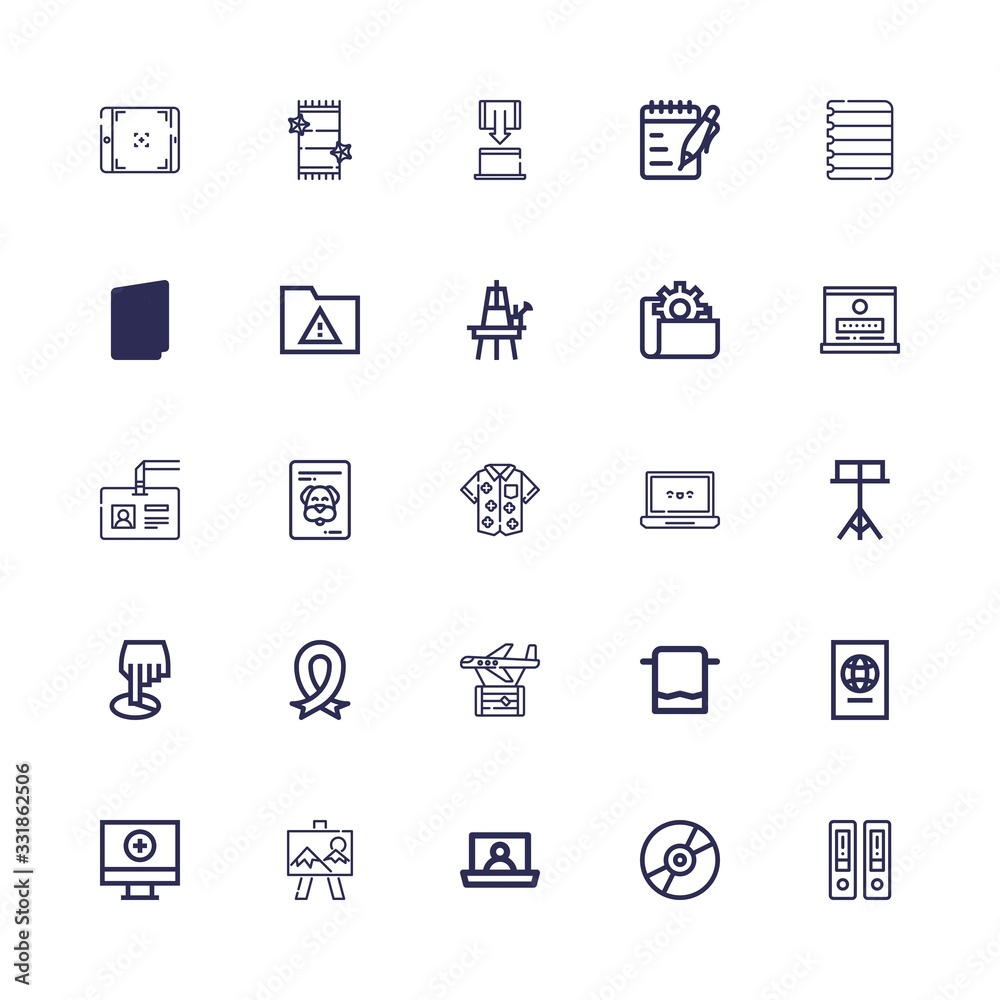 Editable 25 blank icons for web and mobile Editable 25 blank icons for web and mobile