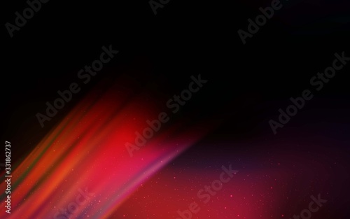 Dark Blue, Red vector layout with cosmic stars. Shining colored illustration with bright astronomical stars. Template for cosmic backgrounds.