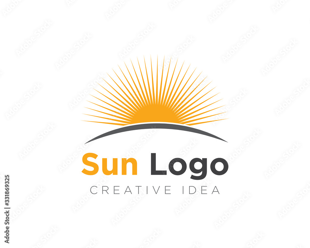 Sun Logo Icon Design Vector Sun Logo Icon Design Vector