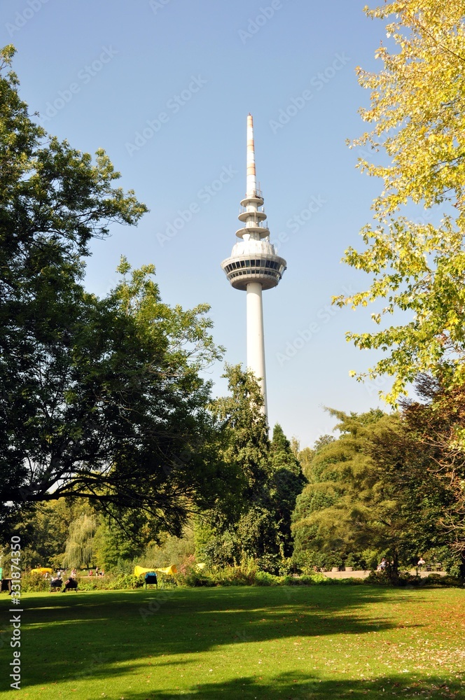 Obraz premium Luisenpark in Mannheim