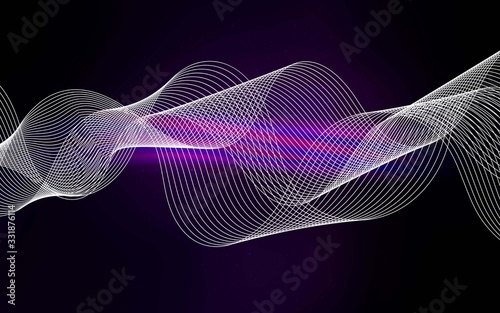 Dark Purple vector colorful abstract texture. Modern abstract illustration with gradient. Blurred design for your web site.