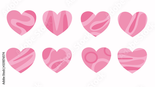set of hearts