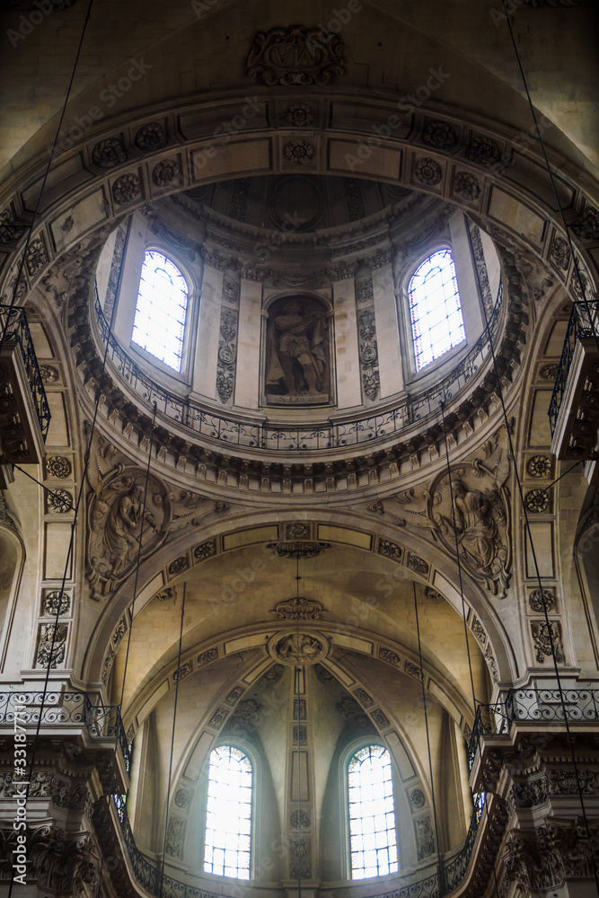 Cupola of the Saint Paul church - Paris, France