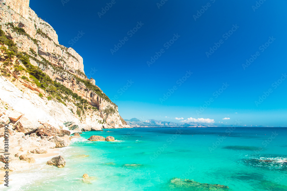 Fototapeta premium The beautiful Cala Goloritzè in Sardinia