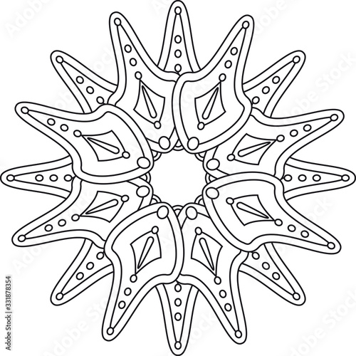 mandala da colorare