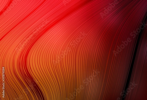 Dark Red, Yellow vector colorful abstract background.