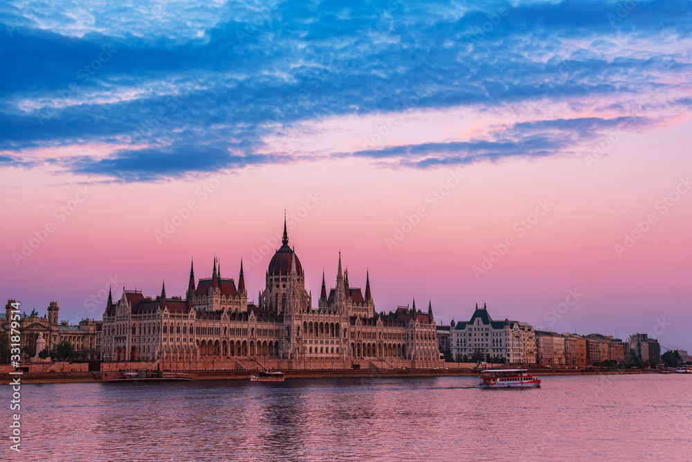 Budapest Parliament and river