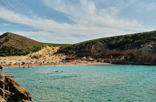 Cala Domestica beach, Buggerru, Sardinia, Italy