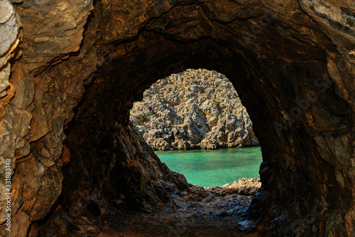 Cala Domestica beach, Buggerru, Sardinia, Italy
