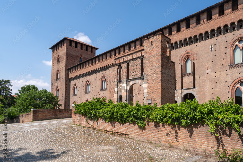 Italy, Lombardy region, Pavia, Visconti Castle