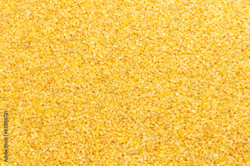 Bulgur cereal texture (processed wheat)