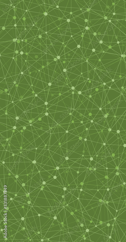 Fototapeta premium Low Polygonal Mesh computation Art background illustration