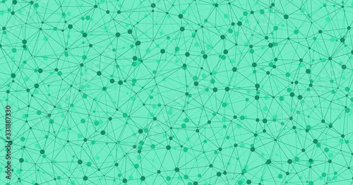 Low Polygonal Mesh computation Art background illustration