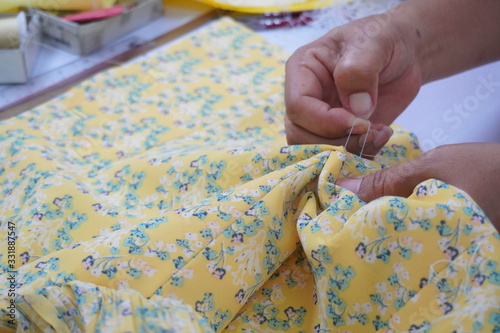 Dressmaker designed dresses and made patterns