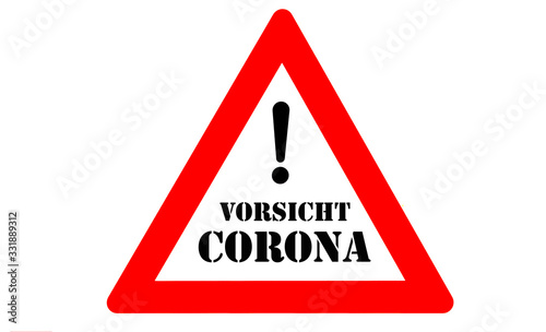 Corona Warnung