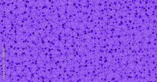 Low Polygonal Mesh computation Art background illustration