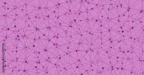 Low Polygonal Mesh computation Art background illustration