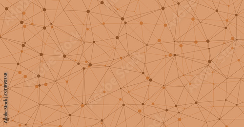 Low Polygonal Mesh computation Art background illustration