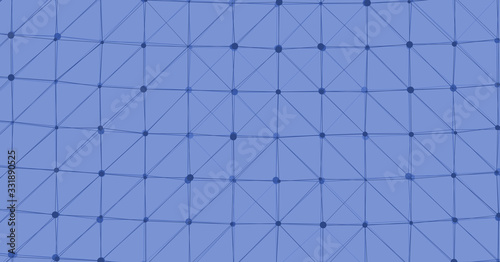 Low Polygonal Mesh computation Art background illustration