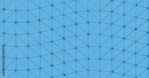 Low Polygonal Mesh computation Art background illustration