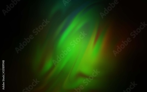 Dark Green, Red vector blurred bright texture. Abstract colorful illustration with gradient. The best blurred design for your business.