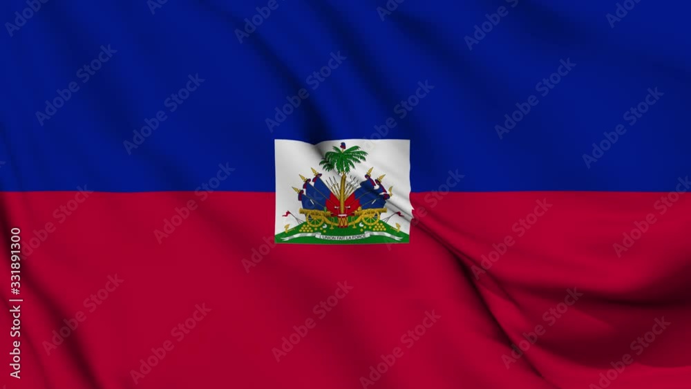 Haiti flag is waving 3D animation. Haiti flag waving in the wind. National flag of Haiti. flag seamless loop animation. high quality 4K resolution Haiti flag is waving 3D animation. Haiti flag waving in the wind. National flag of Haiti. flag seamless loop animation. high quality 4K resolution