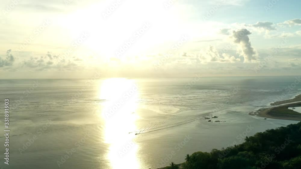 Sunset hyperlapse over the ocean Sunset hyperlapse over the ocean