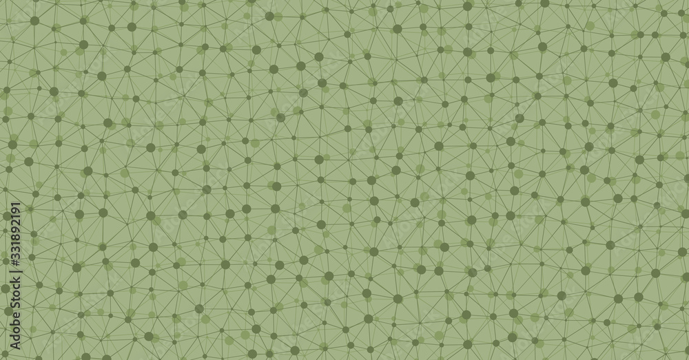 Fototapeta premium Low Polygonal Mesh computation Art background illustration
