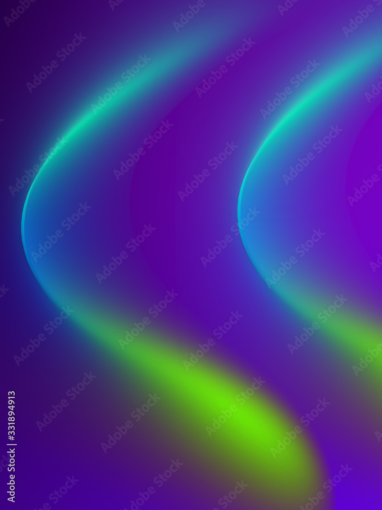Trendy summer fluid gradient background, colorful abstract liquid shapes. Futuristic design wallpaper for banner, poster, cover, flyer, presentation, advertising, landing page