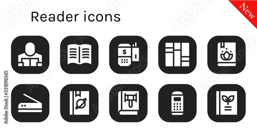 reader icon set