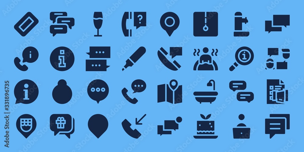 bubble icon set bubble icon set