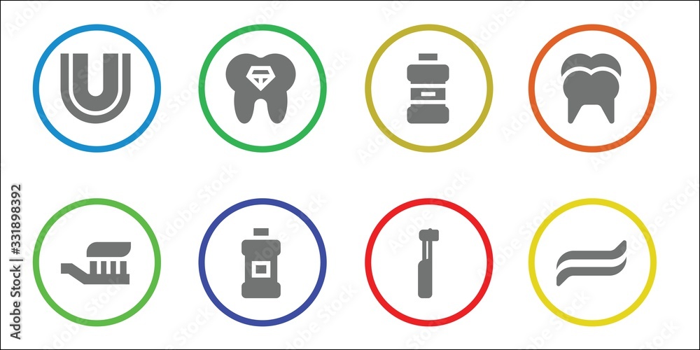 Modern Simple Set of mouth Vector filled Icons Modern Simple Set of mouth Vector filled Icons