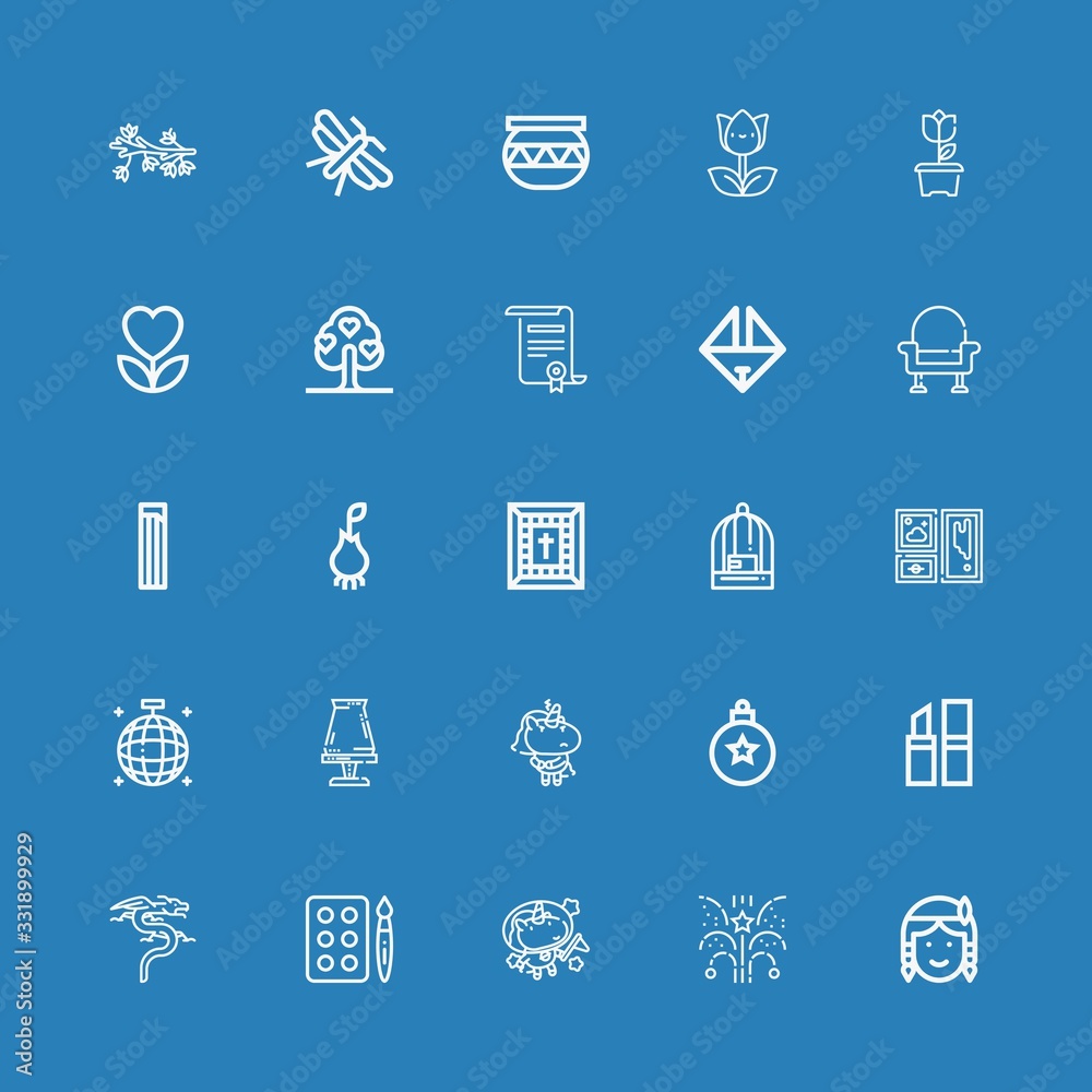 Editable 25 decorative icons for web and mobile Editable 25 decorative icons for web and mobile
