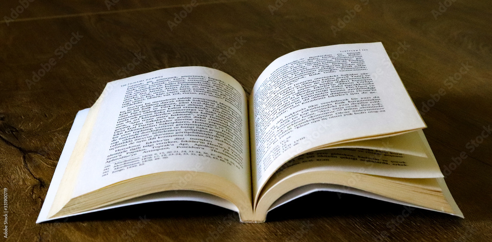 Fototapeta premium open book