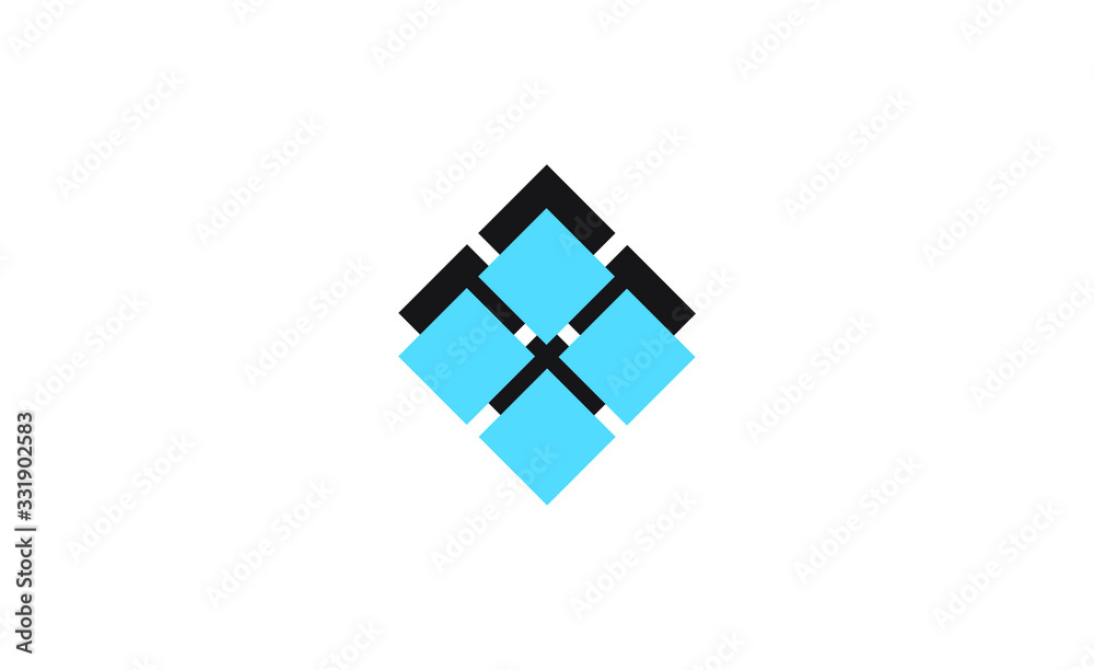 Obraz premium Abstract logo , Blue logo