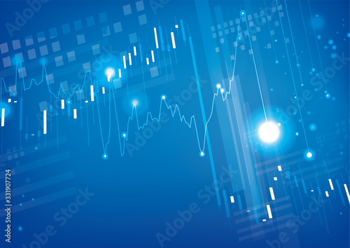 Stock chart background