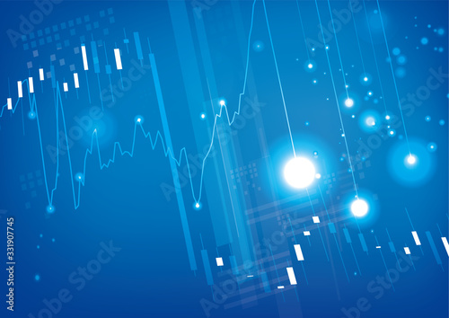 Stock chart background