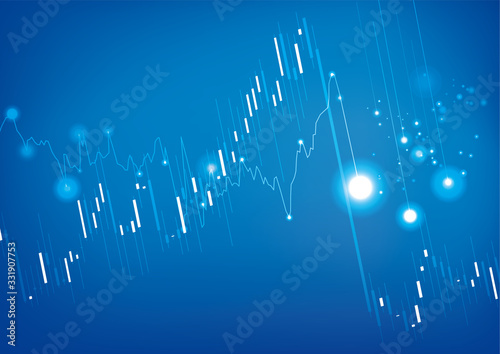 Stock chart background