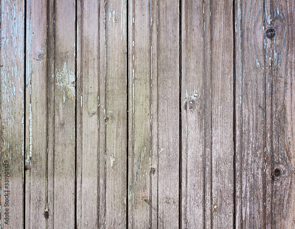 Naklejka premium gray old wooden boards with texture as background