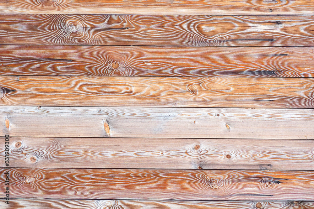 Wooden planks texture. Patterned, textured brown plank background